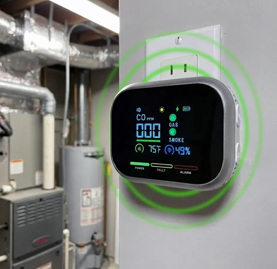 Carbon One Monoxide Detector working